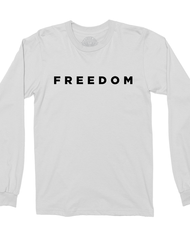 Freedom Long Sleeve Tee Black (Only)