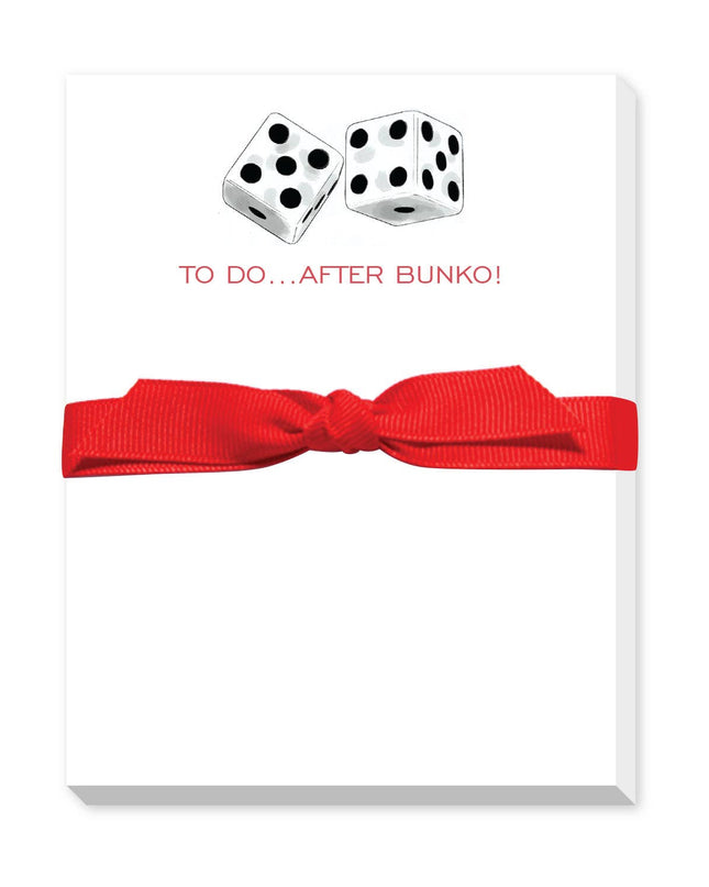 BUNCO MINI NOTEPAD