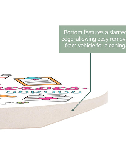 Car Coaster-Superheroes Wear Scrubs Icons