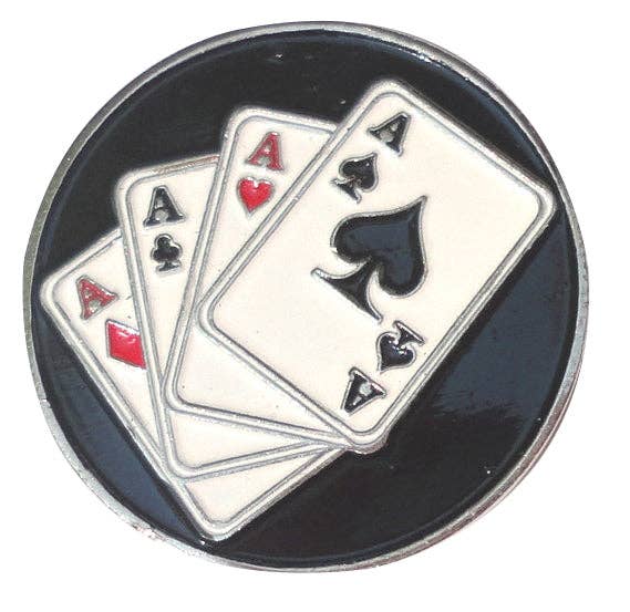4 Aces Ball Marker