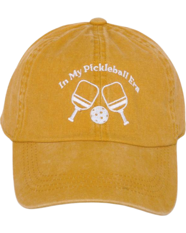 In My Pickleball Era Embroidered Baseball Cap