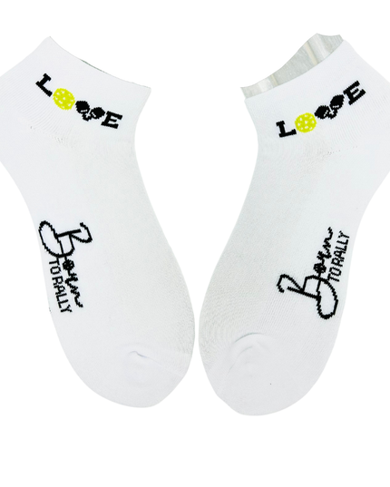 Pickleball Love Ankle Socks