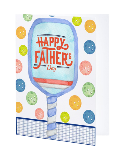 Fathers Day Pickleball Card