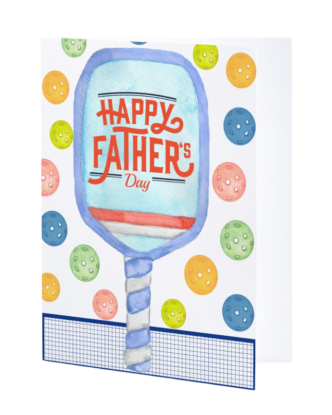 Fathers Day Pickleball Card