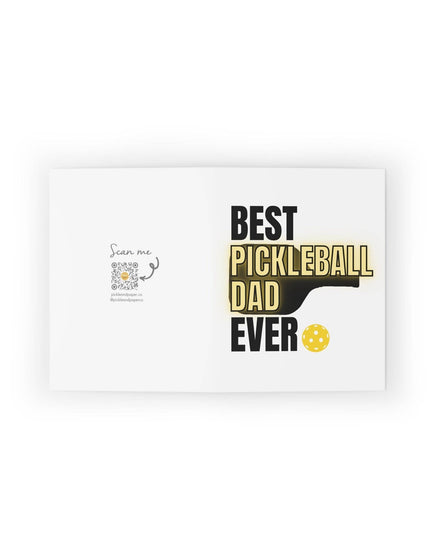 Best Pickleball Dad Ever Greeting Card