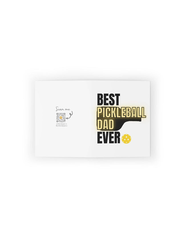 Best Pickleball Dad Ever Greeting Card
