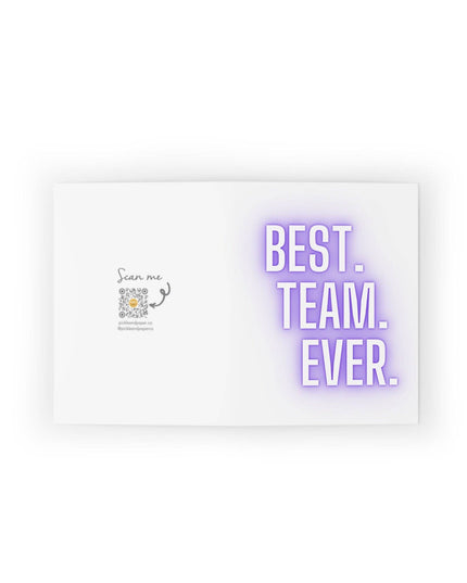 Best Team Ever Pickleball Greeting Card