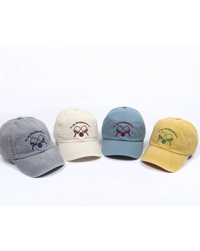 In My Pickleball Era Embroidered Baseball Cap