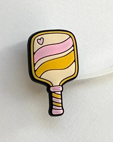Straw Cover Topper Pickleball Paddle with a Heart 10mm