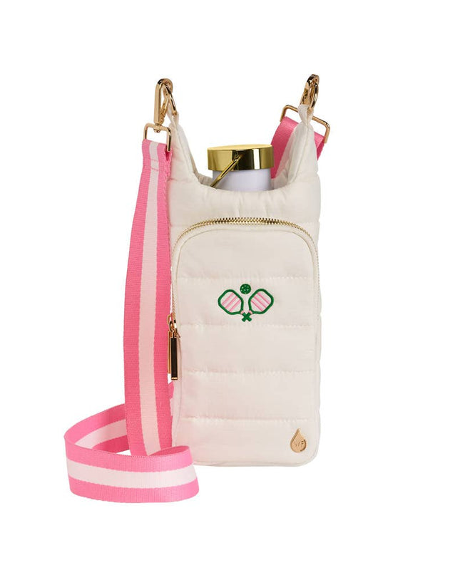 White HydroBag with Pickleball Embroidery