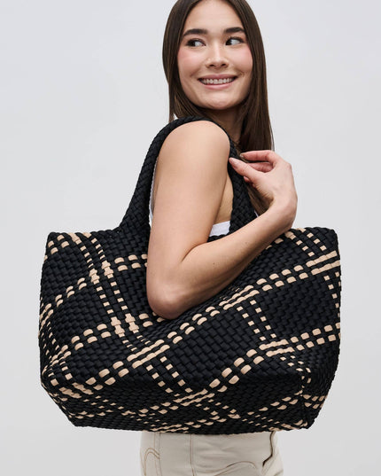 Sky's The Limit - Large Woven Neoprene Tote