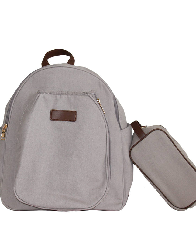 Pickleball Men’s Backpack Gray Canvas