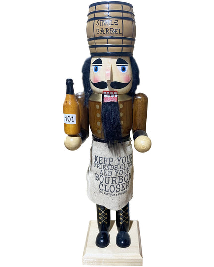 14" Bourbon Barrel Nutcracker