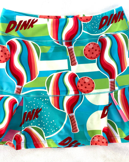 (Pickle Ball) Groovy Dink Skort