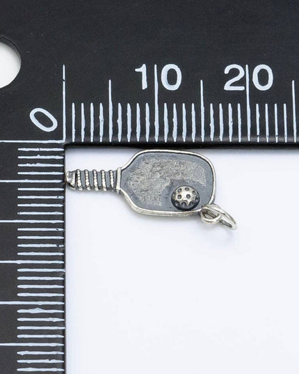 S925 Sterling Silver Pickle Ball Sport Charm | SL-497