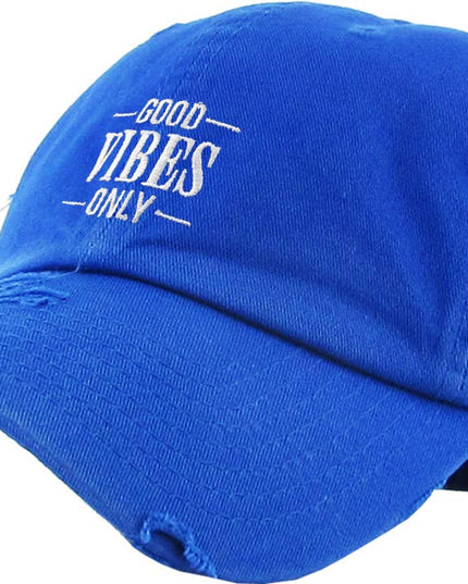 Good Vibes Vintage Dad Hat
