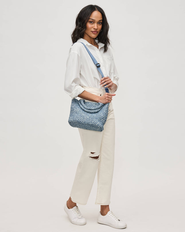 Sky's The Limit - Small Denim Crossbody
