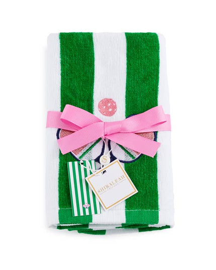 PADDLES STRIPE PICKLEBALL TOWEL
