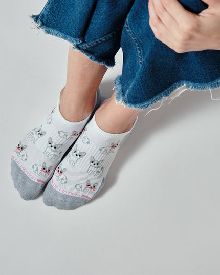 Frenchie | Ankle Compression Socks For Women