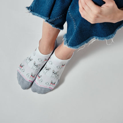 Frenchie | Ankle Compression Socks For Women