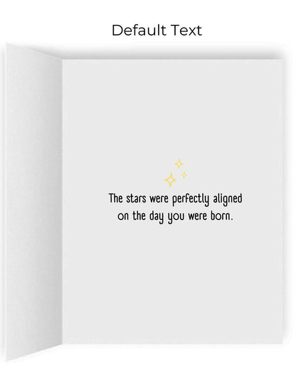 The Stars Were Perfectly Aligned The Day You Were Born Pickleball Greeting Card