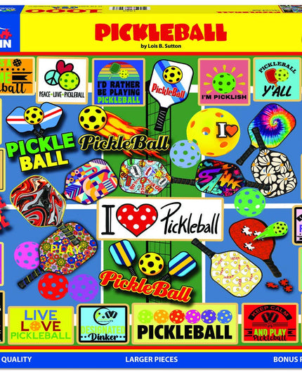 Pickleball - 1000 Piece Jigsaw Puzzle