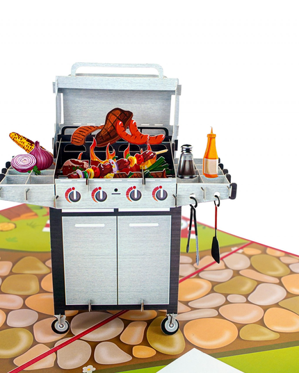 BBQ Pop Up Card