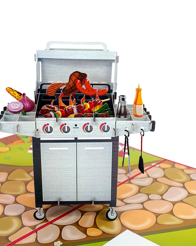 BBQ Pop Up Card