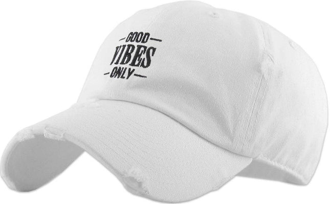 Good Vibes Vintage Dad Hat