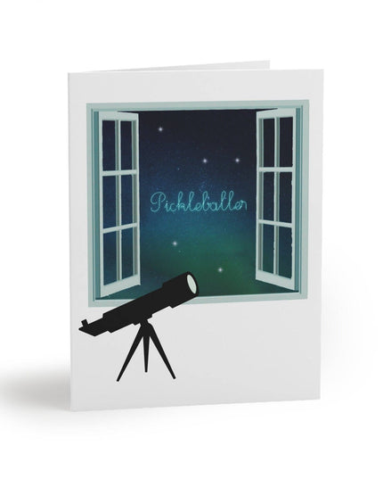 The Stars Were Perfectly Aligned The Day You Were Born Pickleball Greeting Card