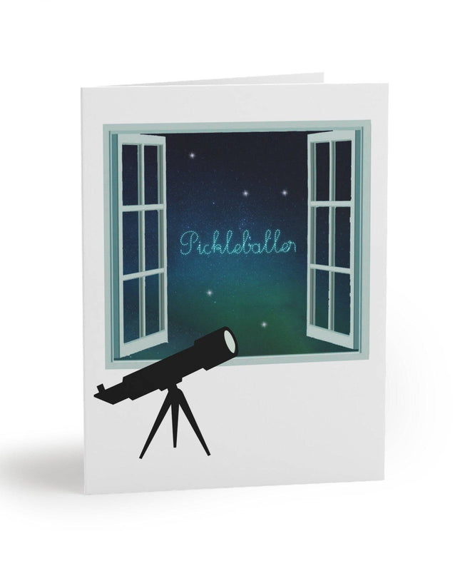 The Stars Were Perfectly Aligned The Day You Were Born Pickleball Greeting Card