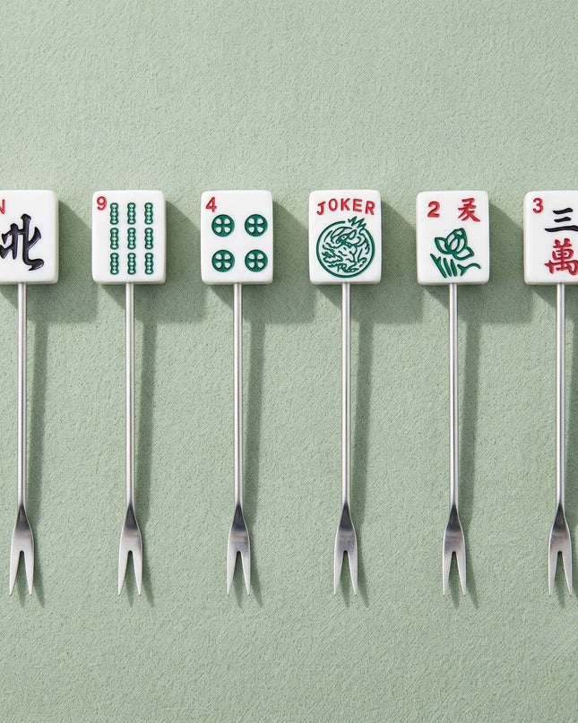 7-Piece MaJong Cocktail Pick Set