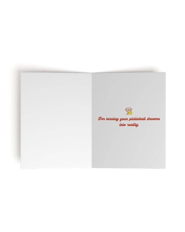 So Proud Of You Pickleball Greeting Card