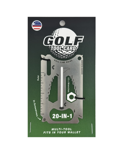 Golf 20-in-1 Credit Card Multi-Tool