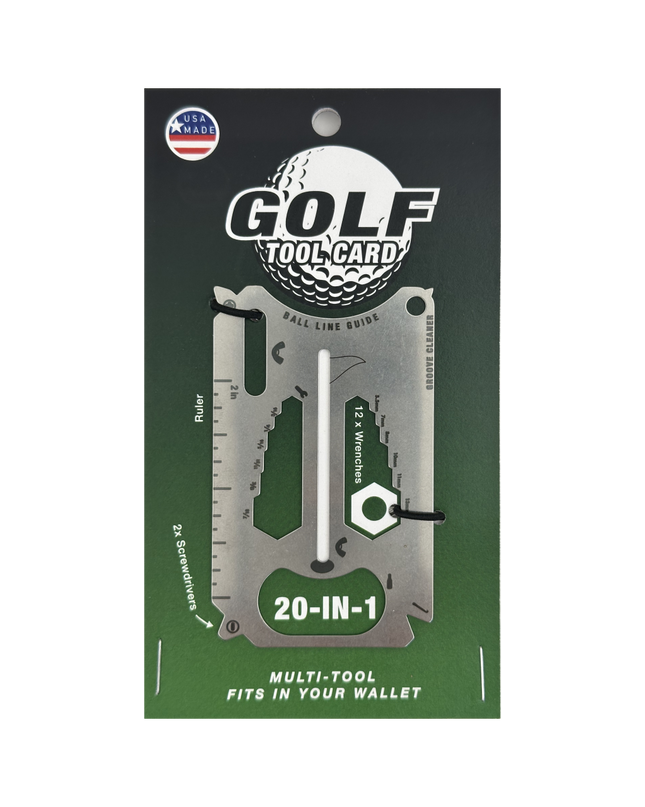 Golf 20-in-1 Credit Card Multi-Tool