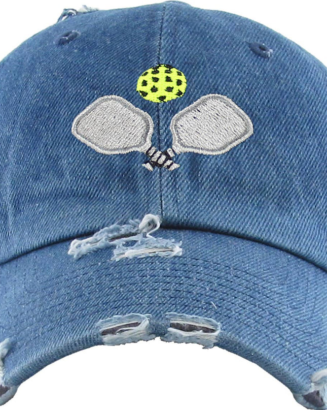 Pickleball Vintage Dad Hat Patriotic Colors