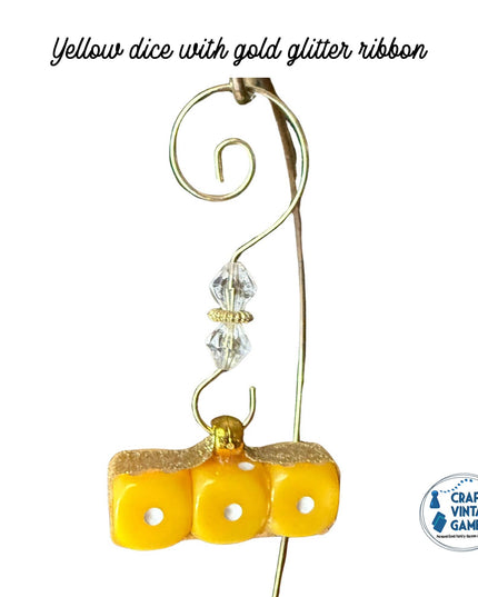 3 dice Bunco Ornament
