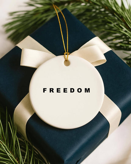 Freedom Ornament, Freedom Gift, Justice for Him