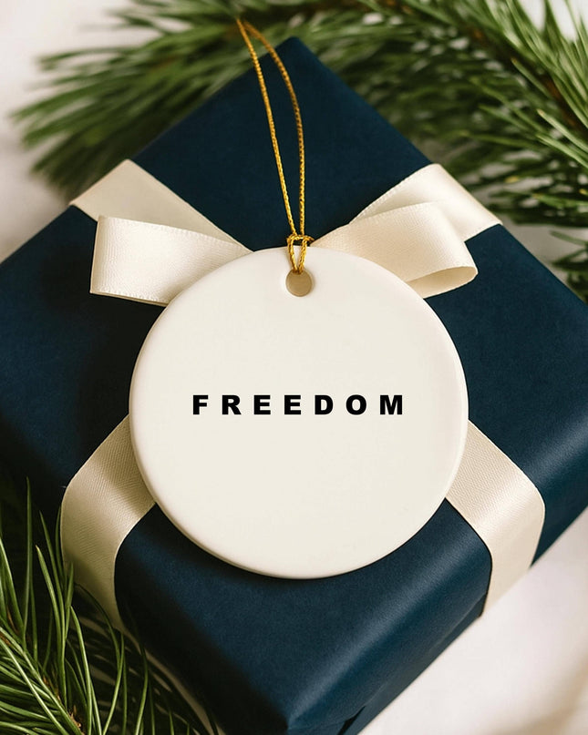 Freedom Ornament, Freedom Gift, Justice for Him
