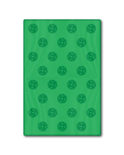 Pickleball Sport Towel - Green - Pickleball Balls
