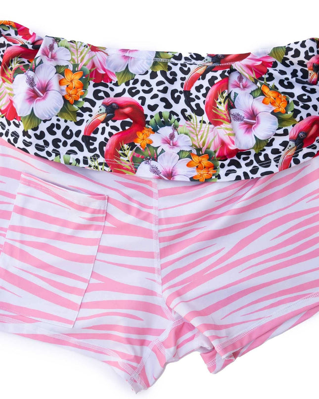 Flamingo Rhapsody Skort