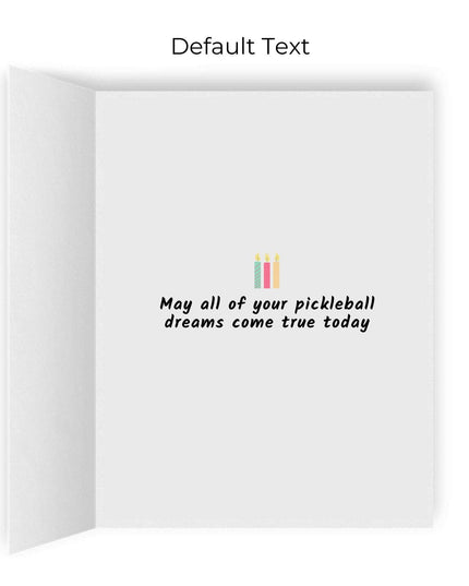 Happy Birthday To My Favorite Pickleballer Greeting Card