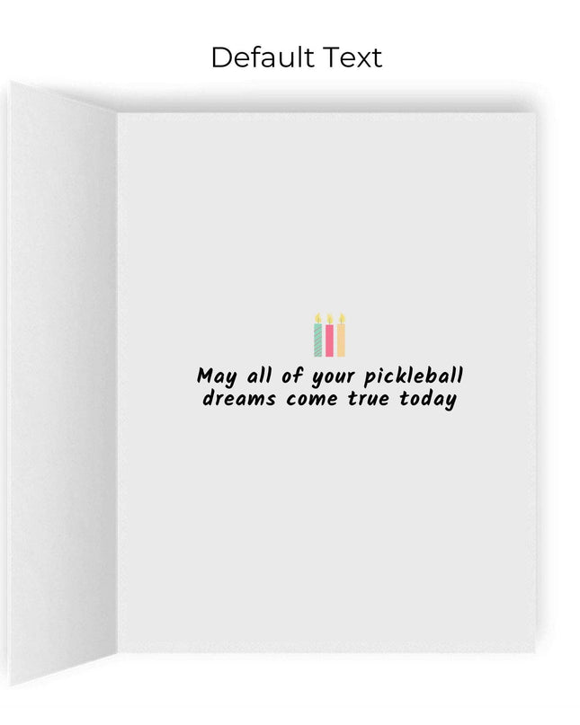 Happy Birthday To My Favorite Pickleballer Greeting Card