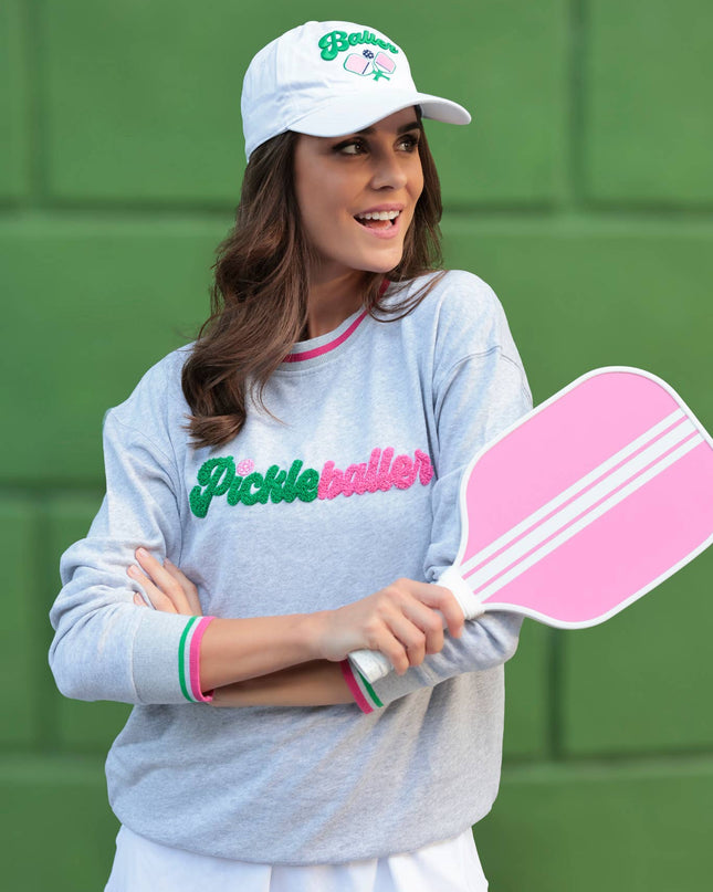 PICKLEBALLER CLASSIC SWEATSHIRT GREY