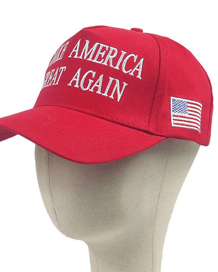 Red Make America Great Again Baseball Cap MOQ 3pcs ZK1728