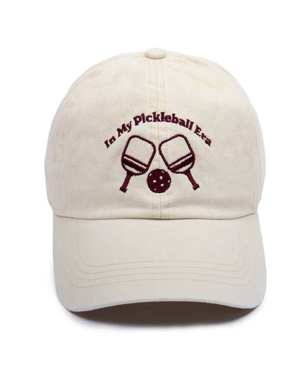 In My Pickleball Era Embroidered Baseball Cap