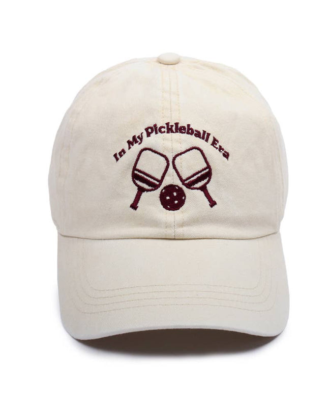 In My Pickleball Era Embroidered Baseball Cap