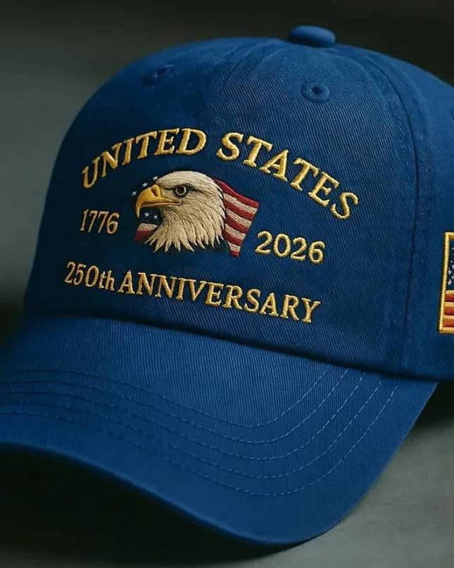 250th Anniversary Printed Eagle Baseball Cap