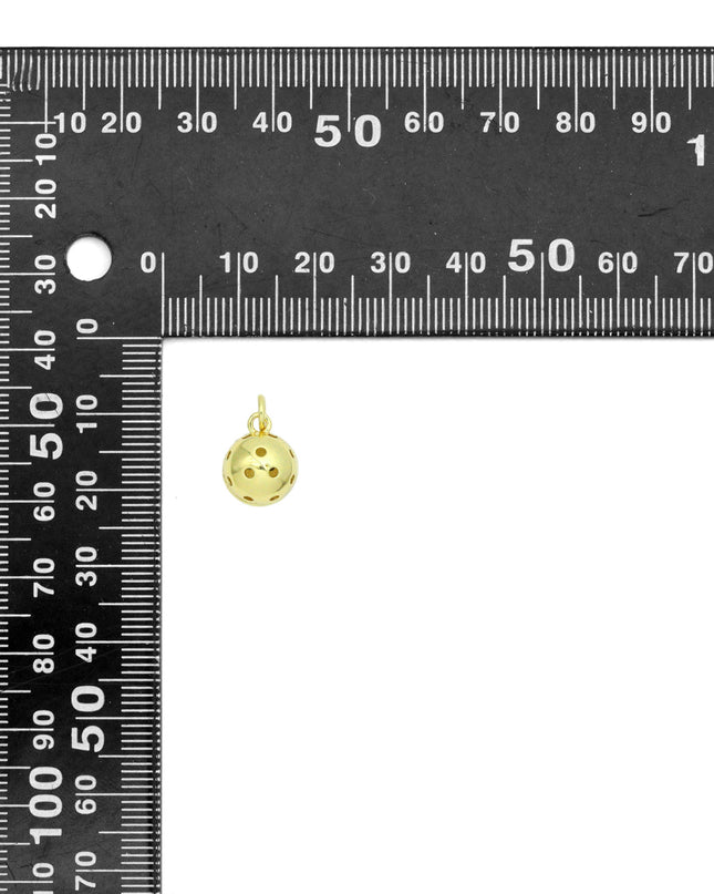 Gold Pickleball Ball Charm