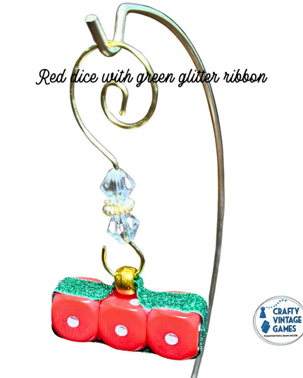 3 dice Bunco Ornament